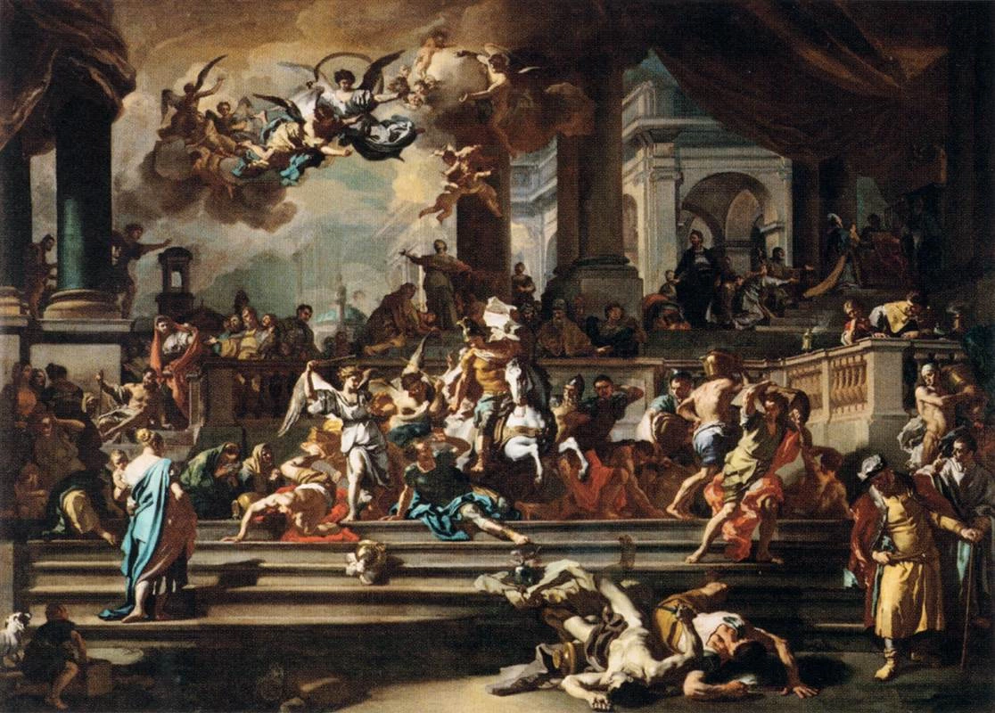 Espulsione di Eliodoro dal Tempio - Musée du Louvre, Paris